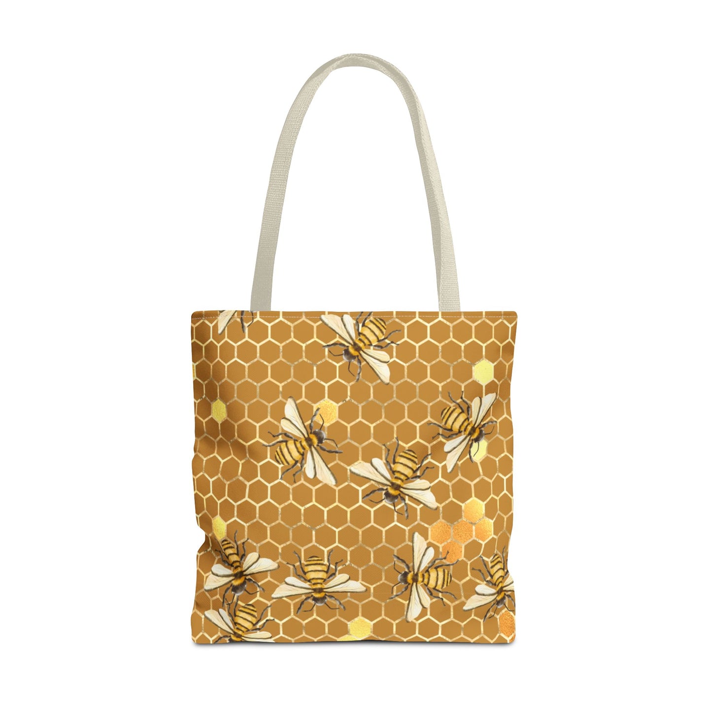 Queen bee Honey Comb, Tote Bag (AOP)