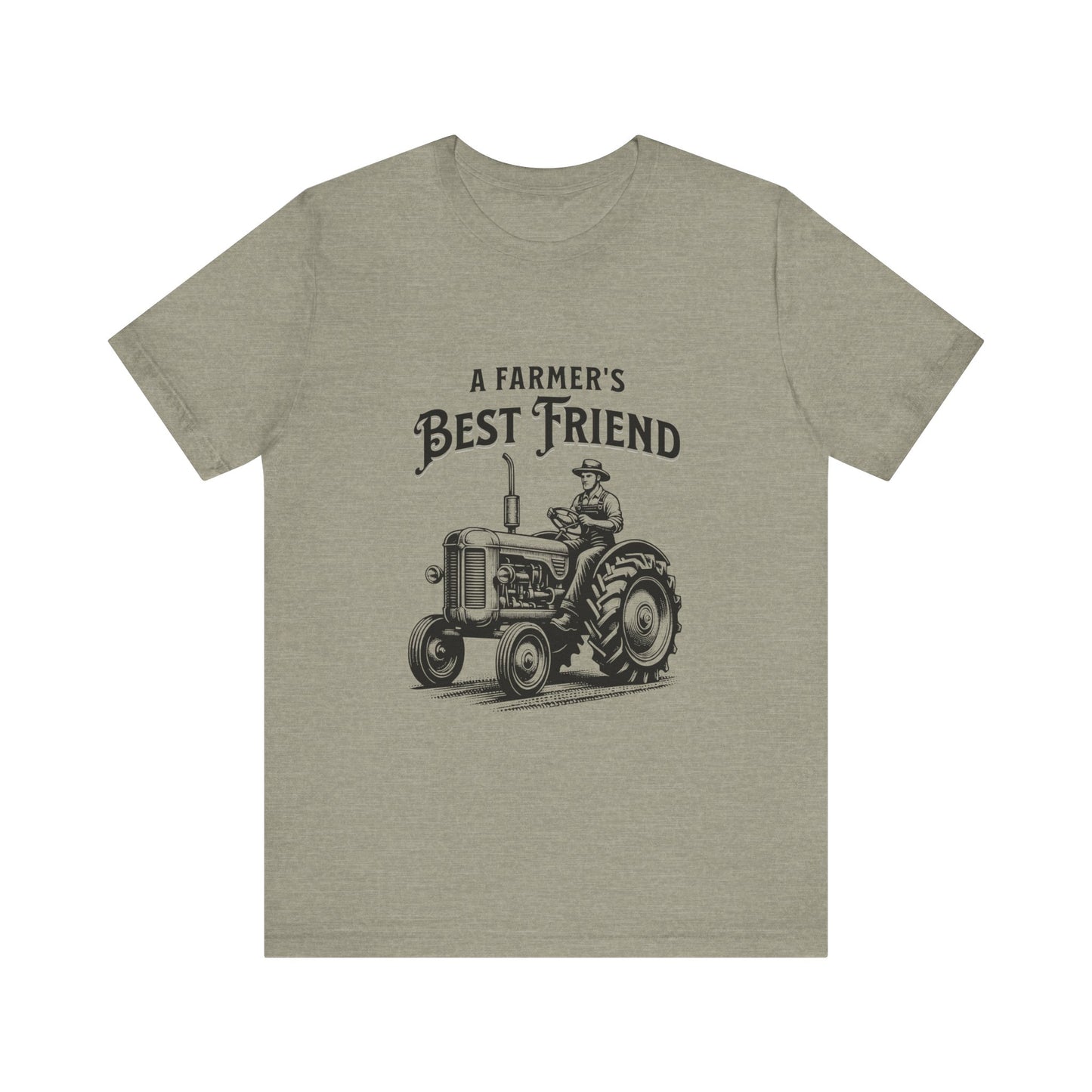 A Farmer's Best Friend, Tractor, Unisex Jersey Short Sleeve Tee