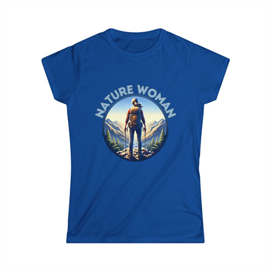 Nature Woman, Women's Softstyle Tee