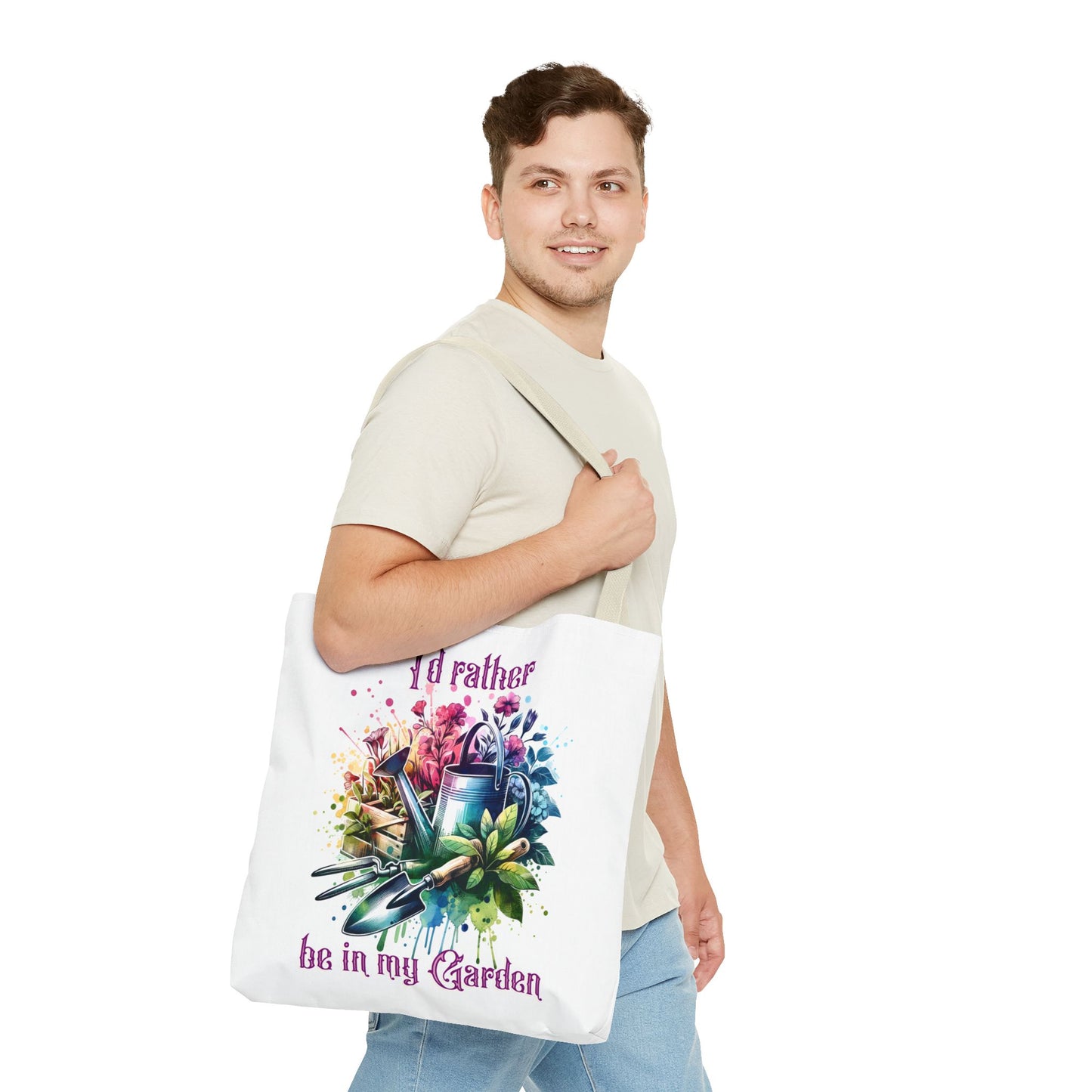 I'd Rather be in my Garden, Tote Bag (AOP)