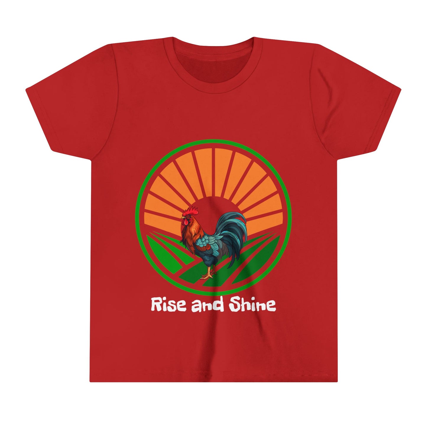 Rise and Shine Rooster, Youth Short Sleeve Tee