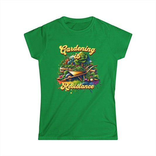 Gardening is Resistance Women's Softstyle Tee