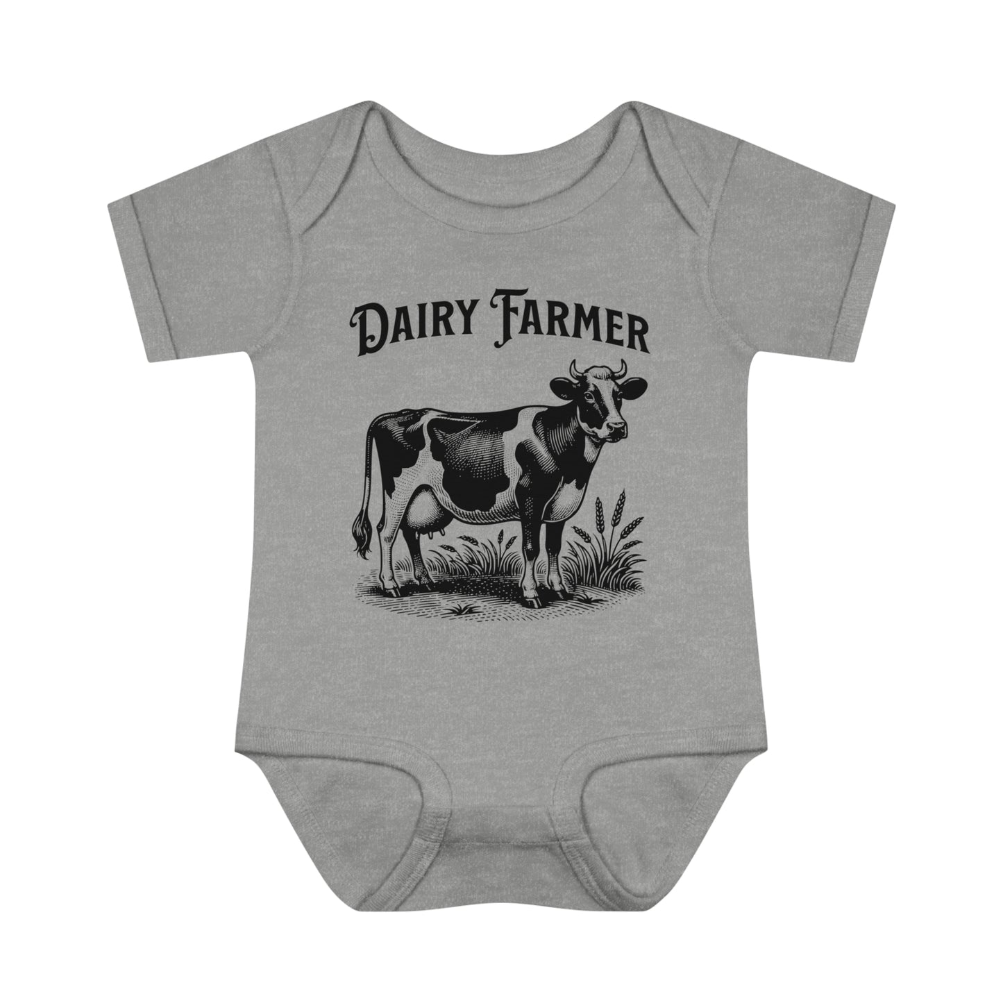 Dairy Farmer, Baby Rib Bodysuit