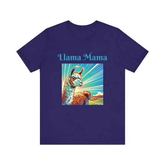 Llama Mama, Unisex Jersey Short Sleeve Tee