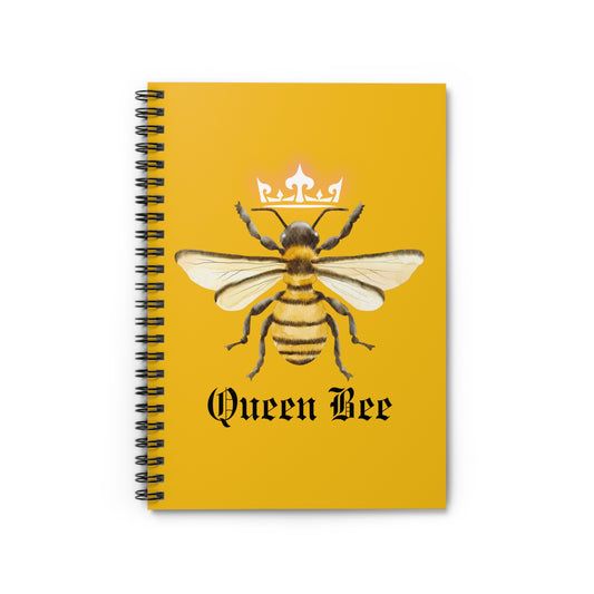 Queen Bee Spiral Notebook - Ruled Line