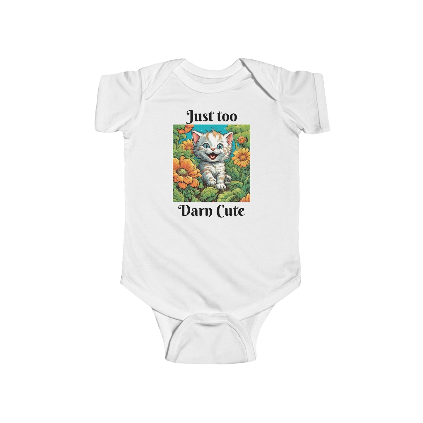 Garden Kitten, Infant Fine Jersey Bodysuit