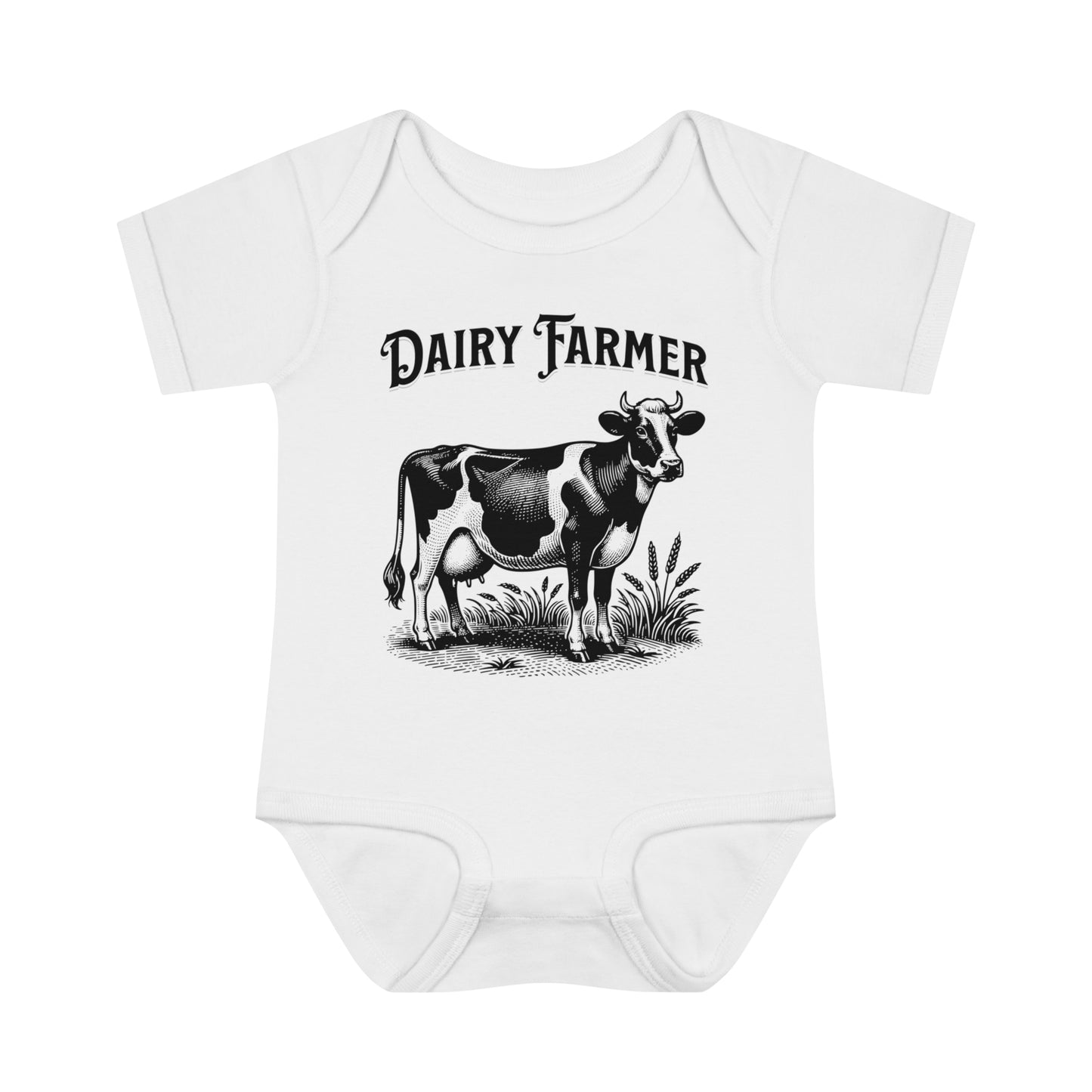 Dairy Farmer, Baby Rib Bodysuit