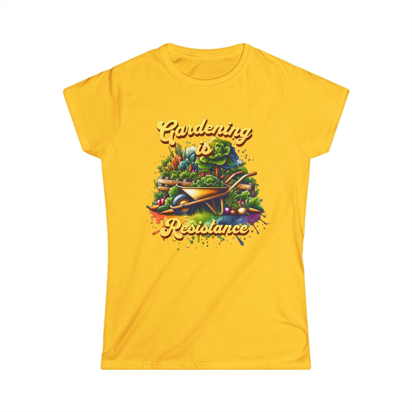 Gardening is Resistance Women's Softstyle Tee