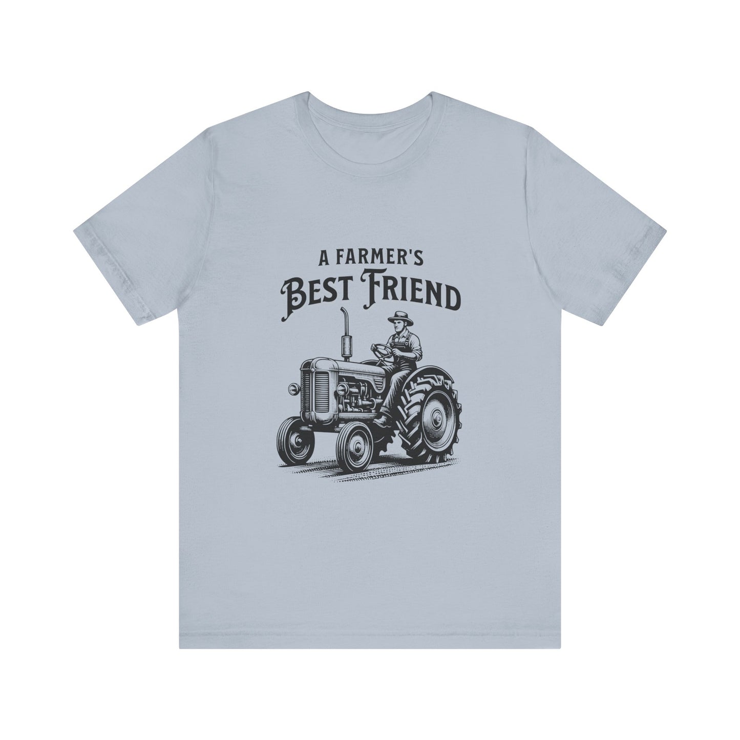 A Farmer's Best Friend, Tractor, Unisex Jersey Short Sleeve Tee