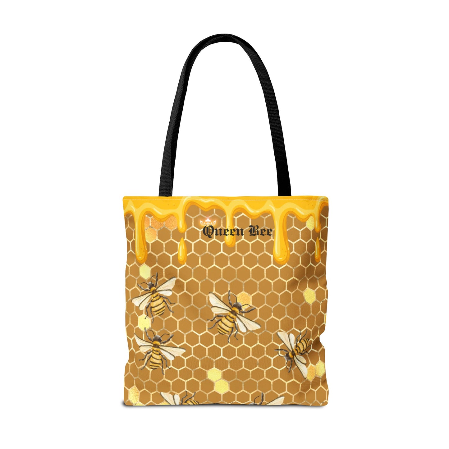 Queen bee Honey Comb, Tote Bag (AOP)