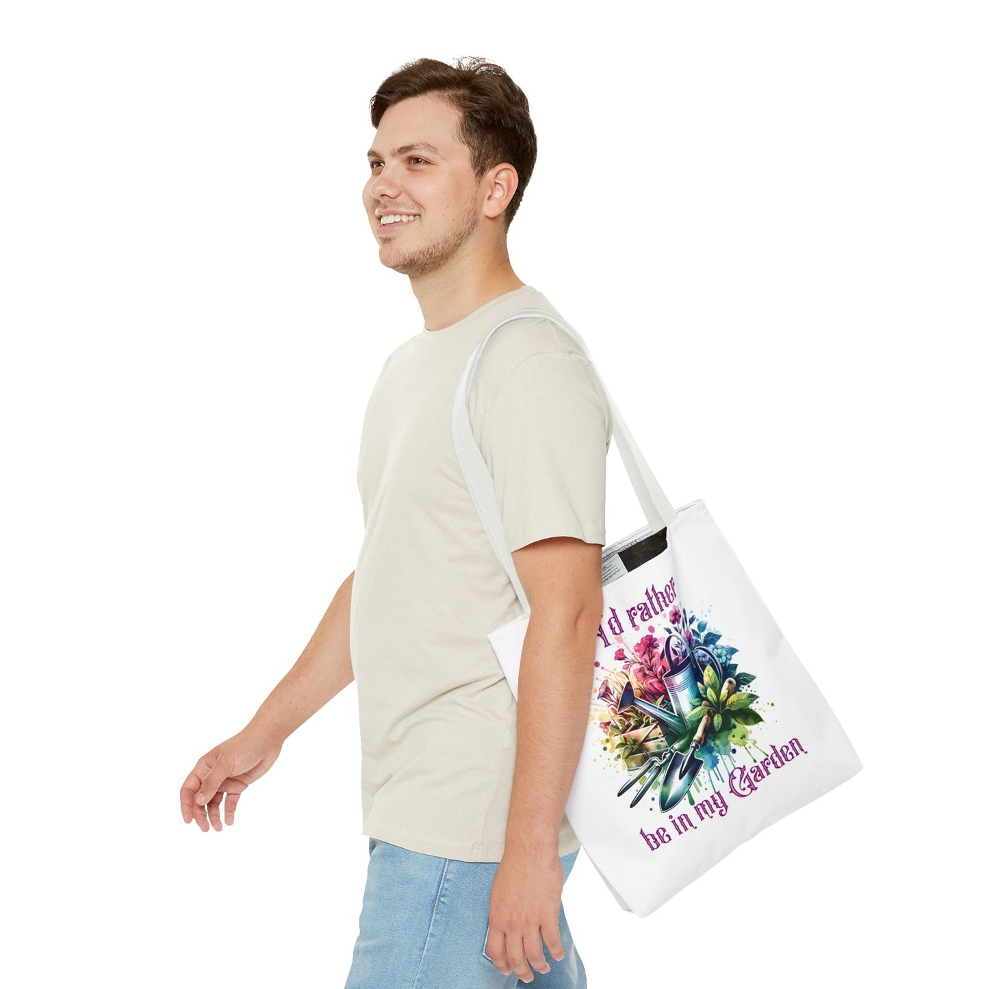 I'd Rather be in my Garden, Tote Bag (AOP)