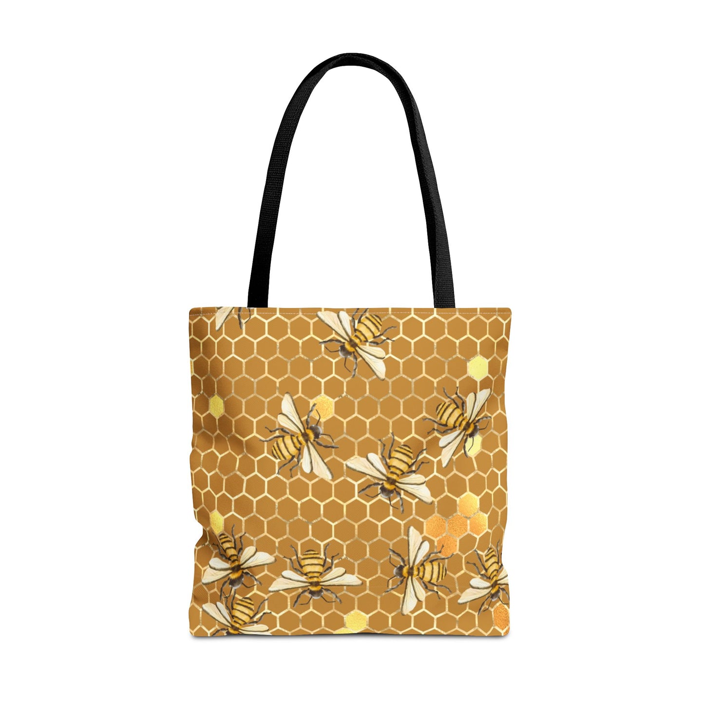 Queen bee Honey Comb, Tote Bag (AOP)