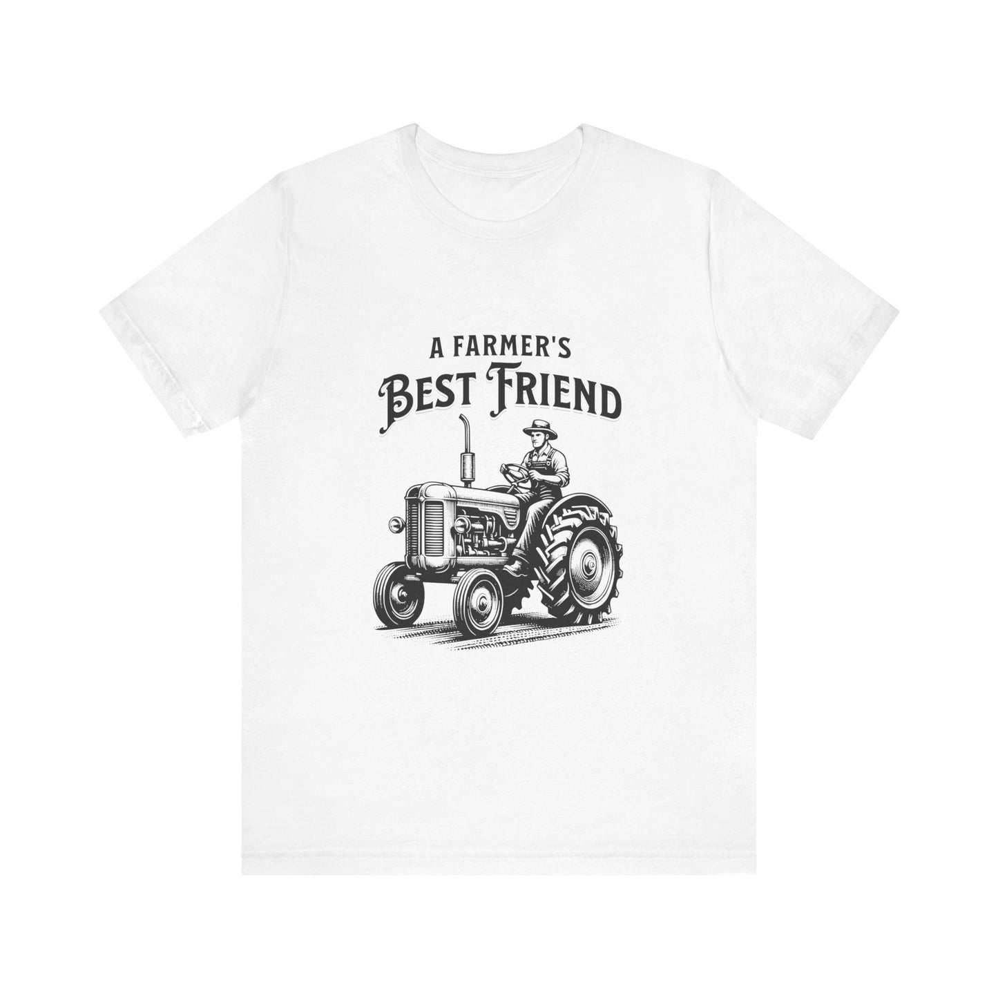 A Farmer's Best Friend, Tractor, Unisex Jersey Short Sleeve Tee