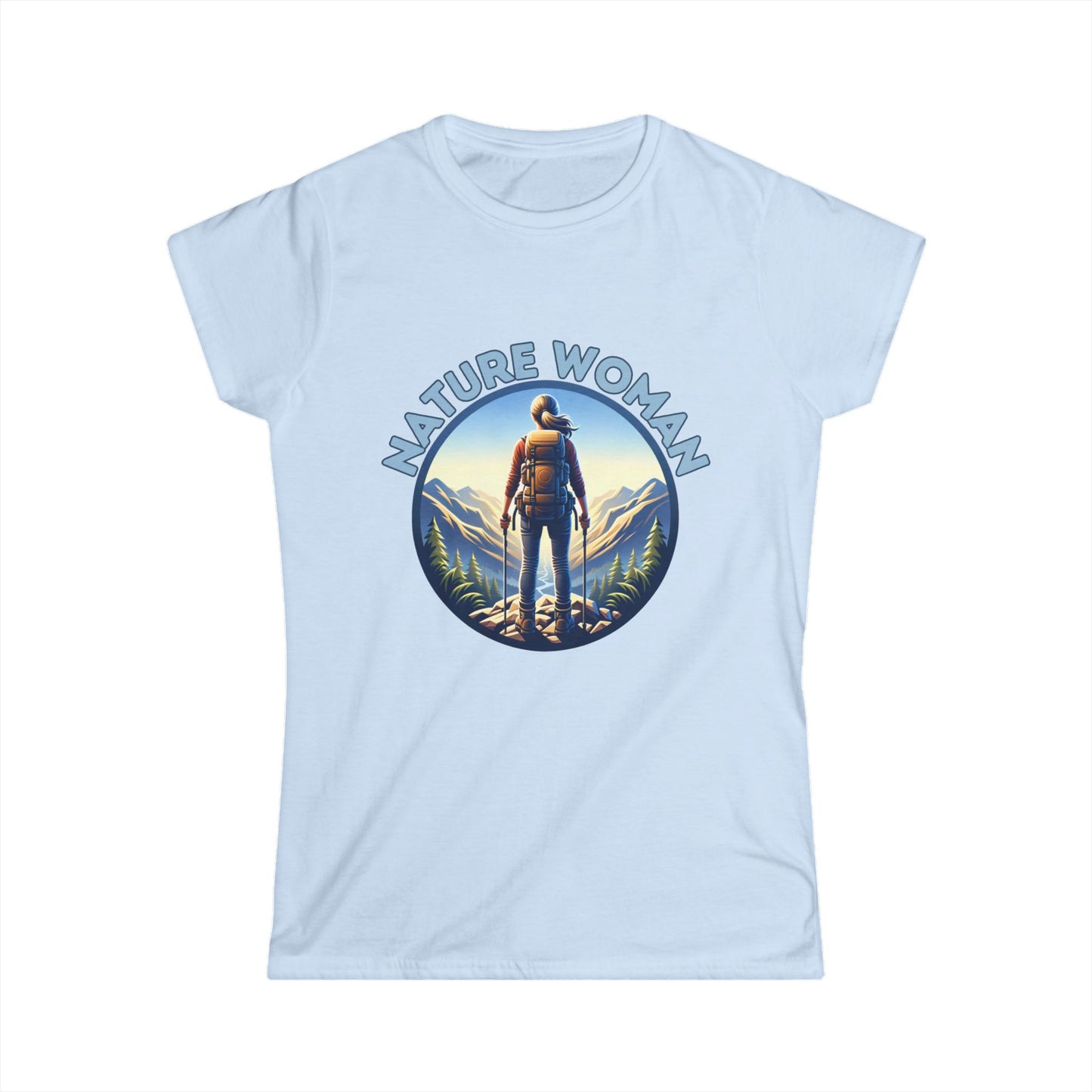 Nature Woman, Women's Softstyle Tee