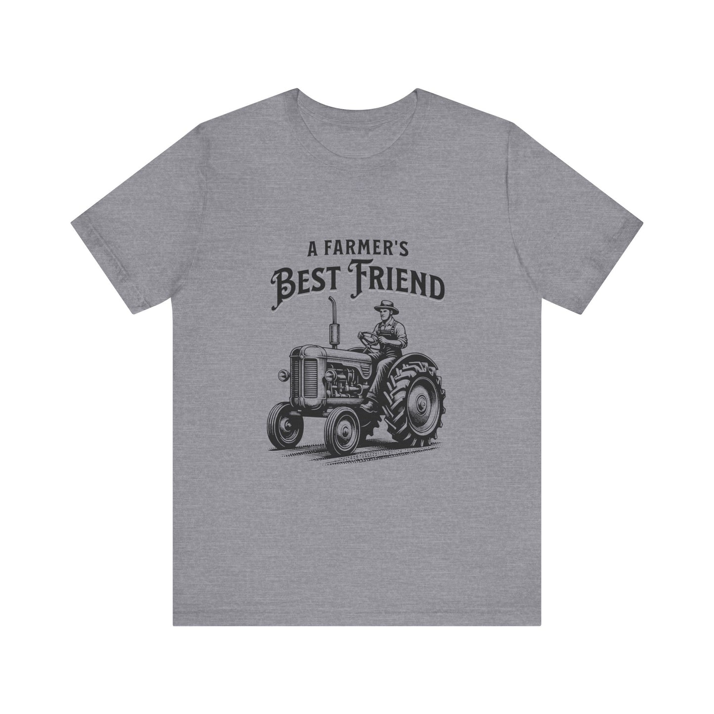 A Farmer's Best Friend, Tractor, Unisex Jersey Short Sleeve Tee