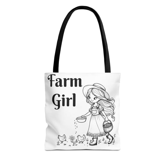 Farm Girl Tote Bag (AOP)