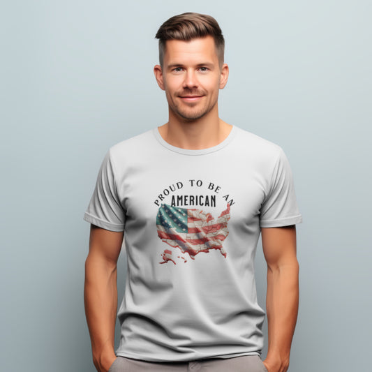 Proud to be an American Unisex Jersey Short Sleeve Tee