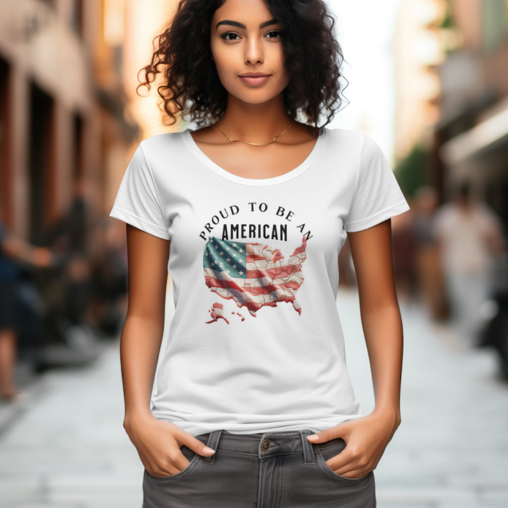 Proud to be an American Women's Favorite Tee