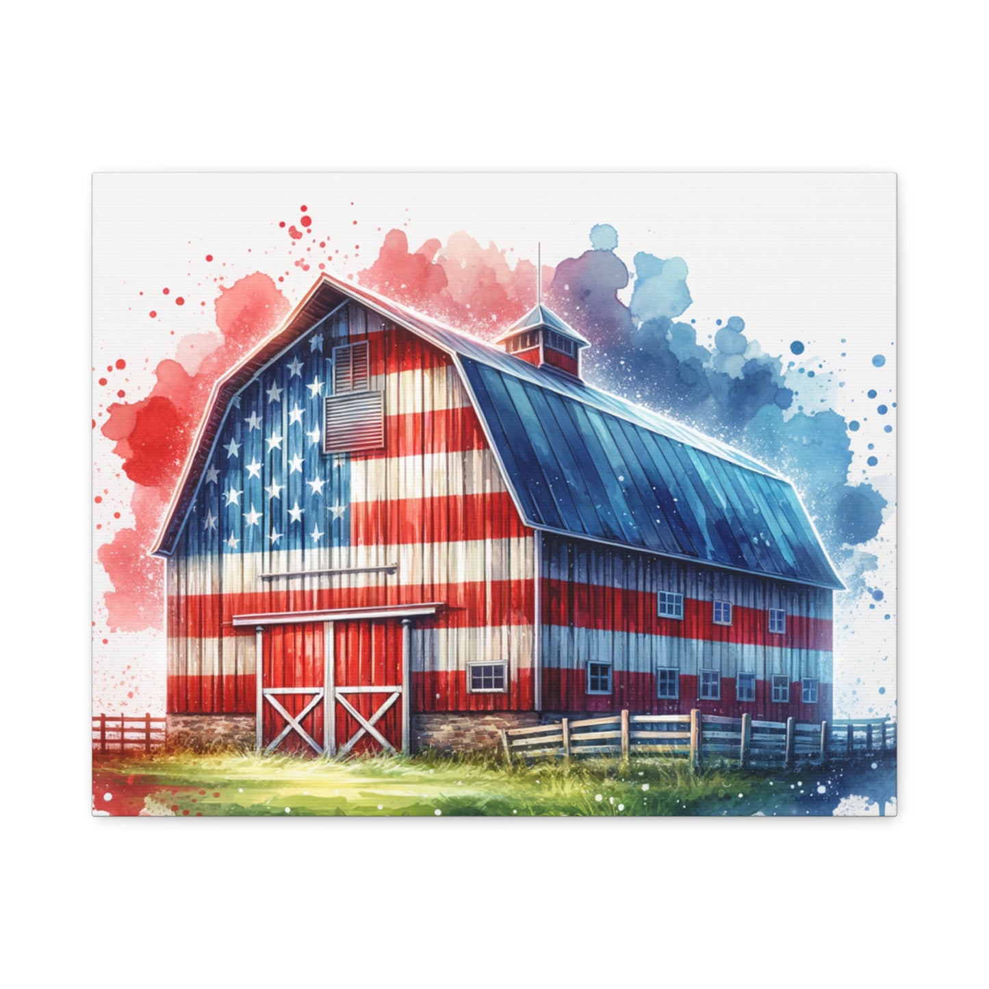 American Barn Matte Canvas, Stretched, 1.25"