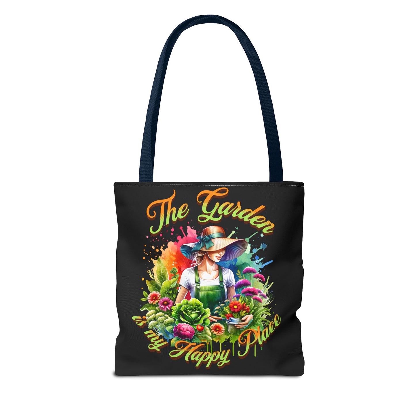 Gardening is Resistance, The Garden is my Happy Place, Tote Bag (AOP)