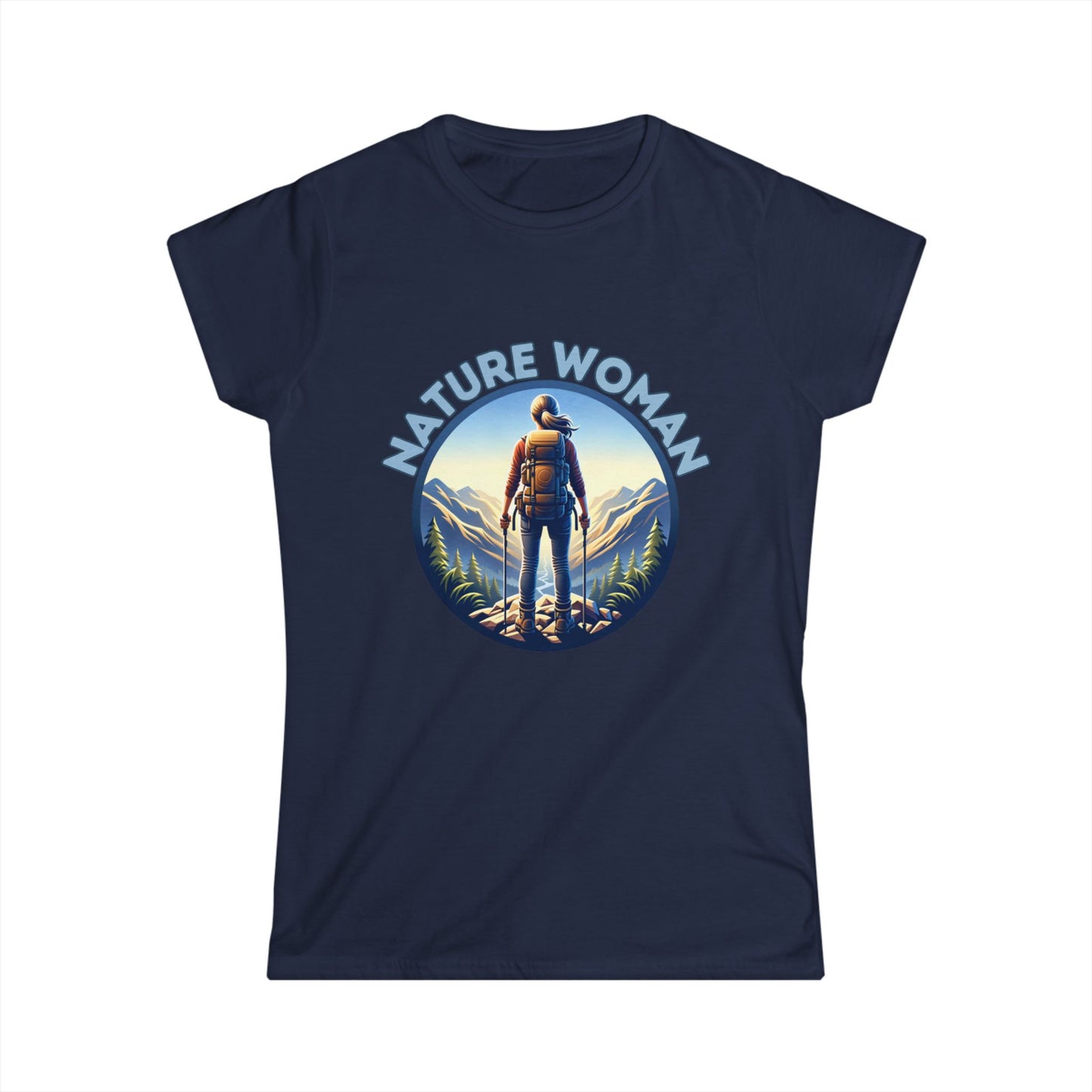 Nature Woman, Women's Softstyle Tee