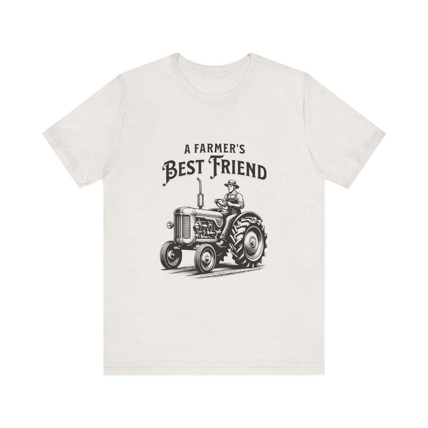 A Farmer's Best Friend, Tractor, Unisex Jersey Short Sleeve Tee