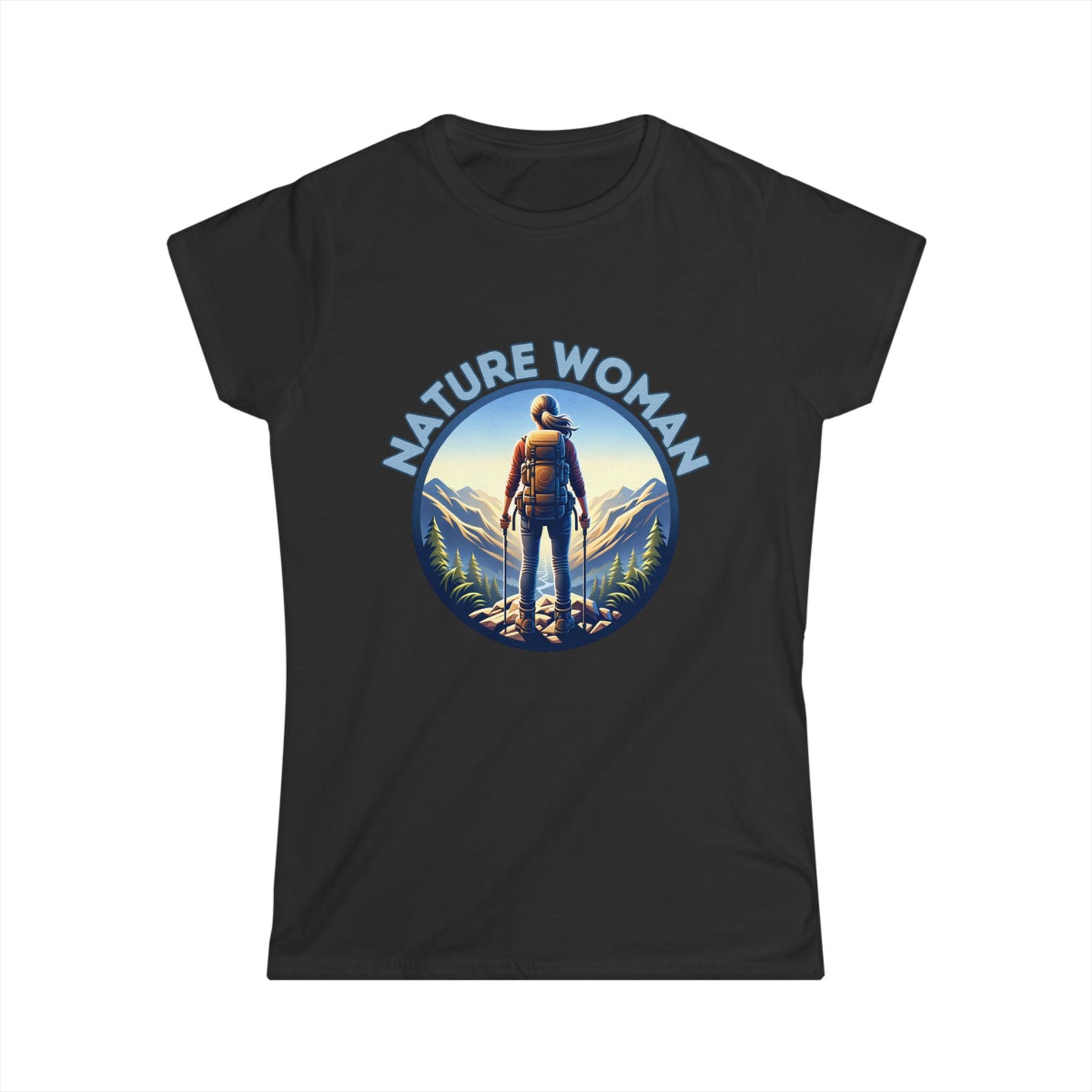 Nature Woman, Women's Softstyle Tee