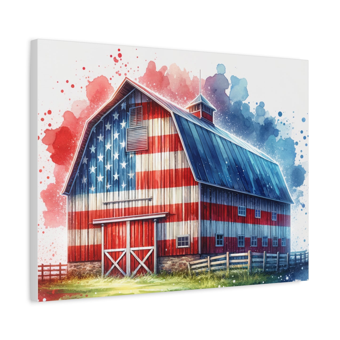 American Barn Matte Canvas, Stretched, 1.25"