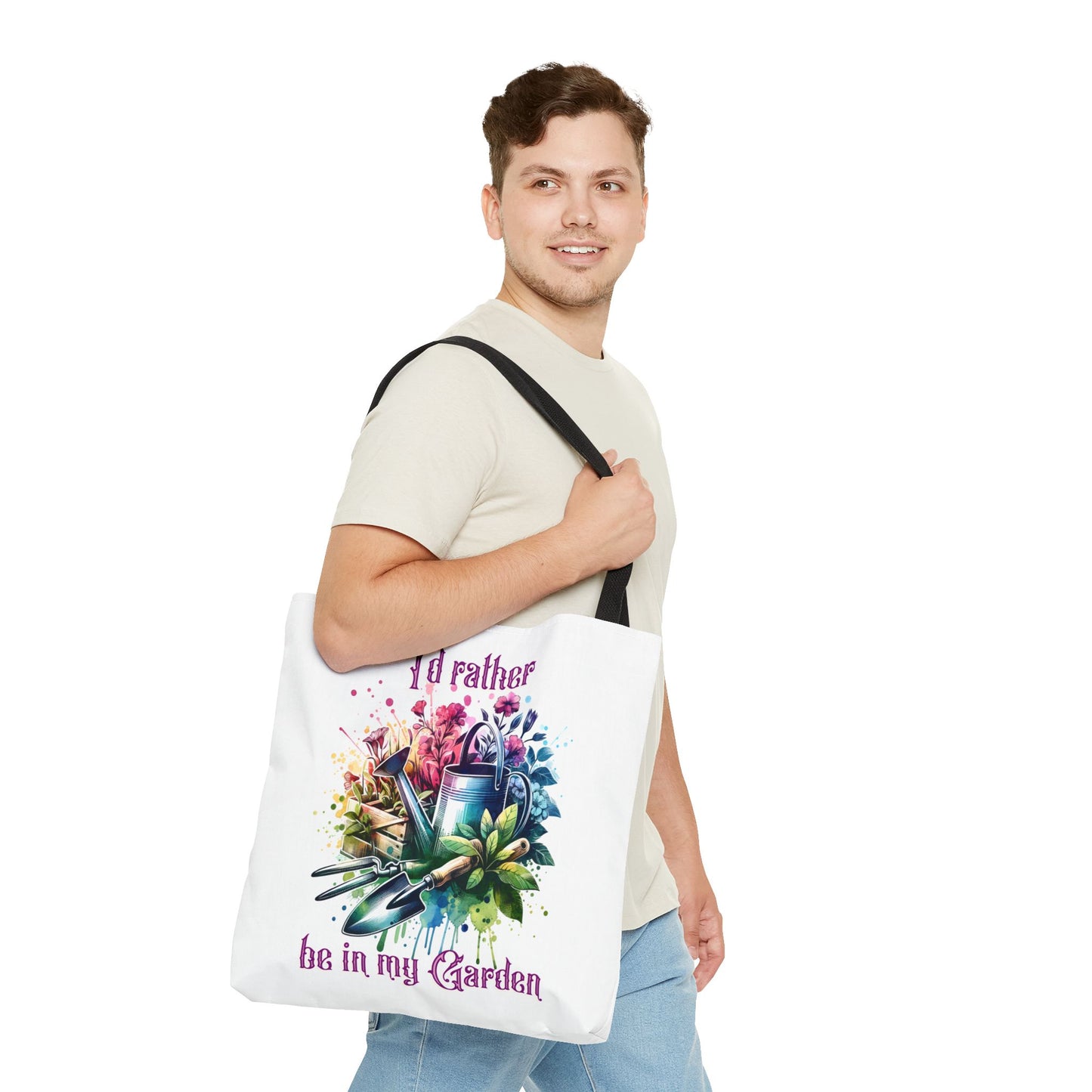 I'd Rather be in my Garden, Tote Bag (AOP)