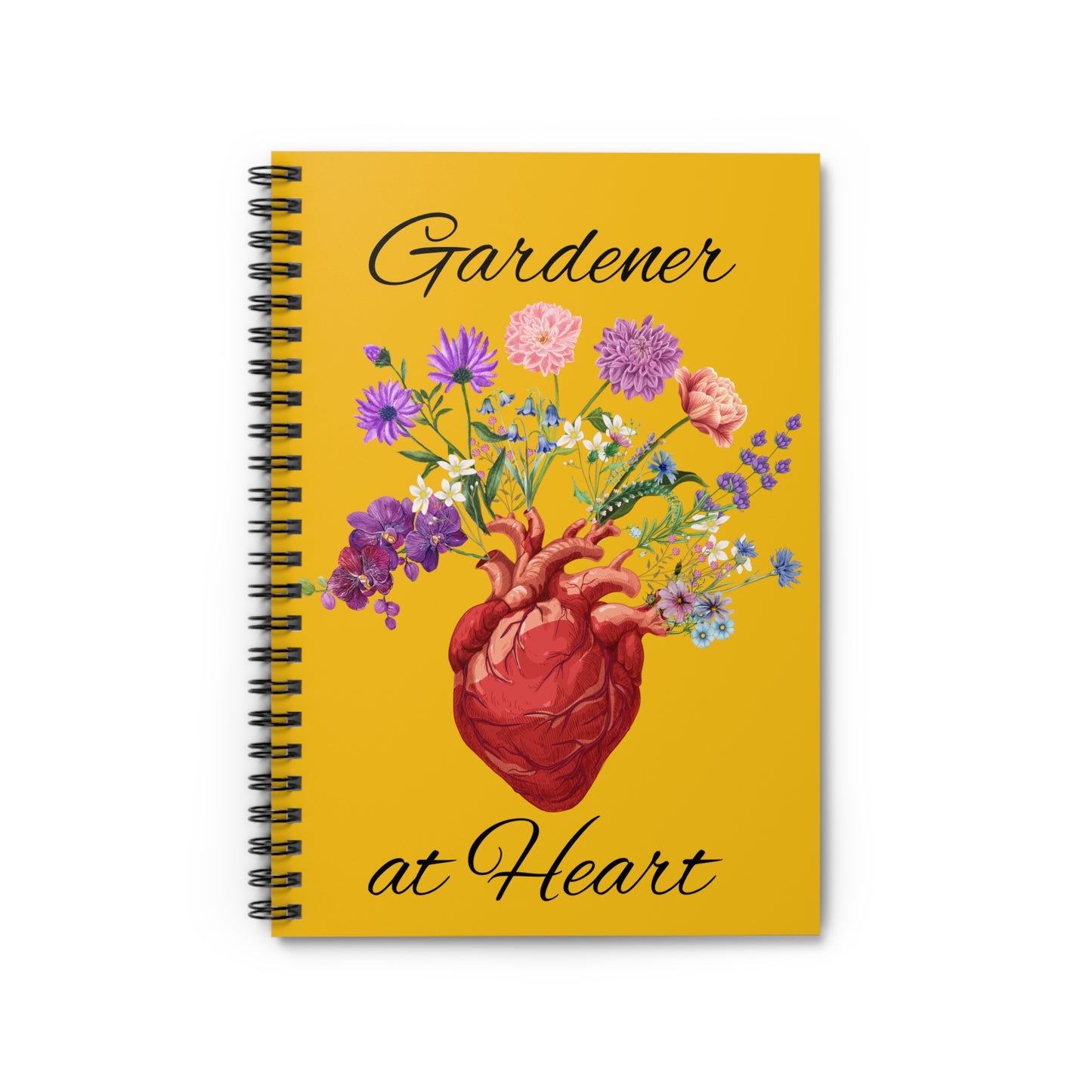 Gardener at Heart, Spiral Notebook - Ruled Line