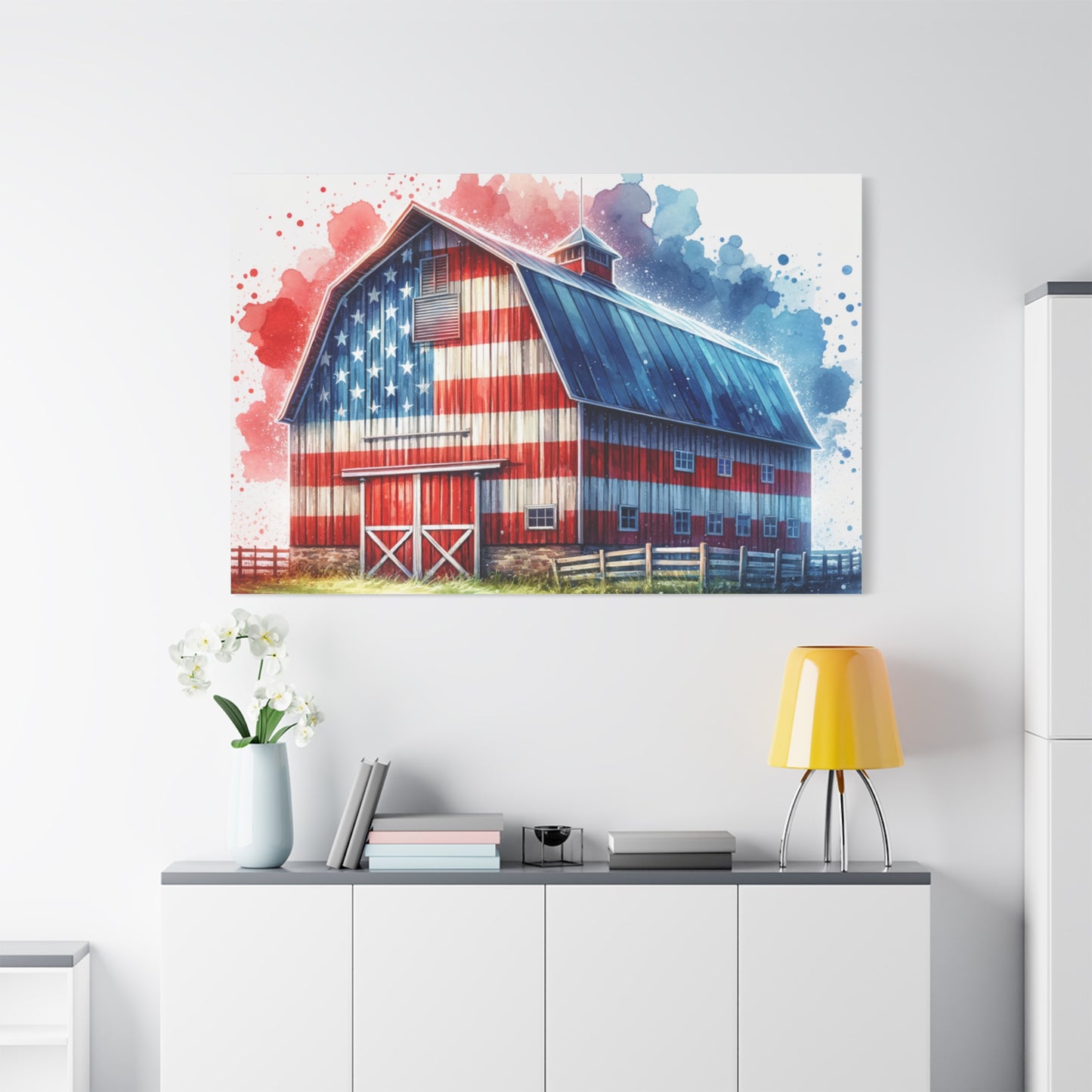 American Barn Matte Canvas, Stretched, 1.25"