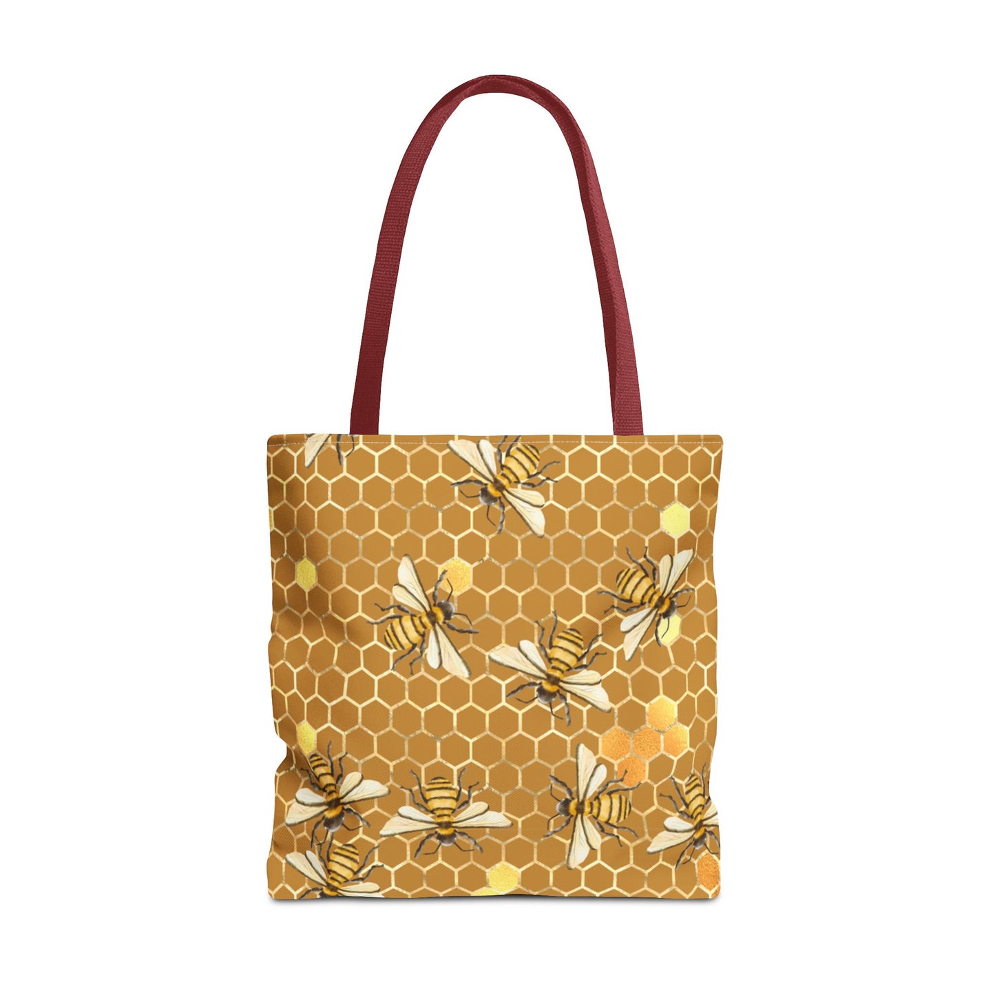 Queen bee Honey Comb, Tote Bag (AOP)