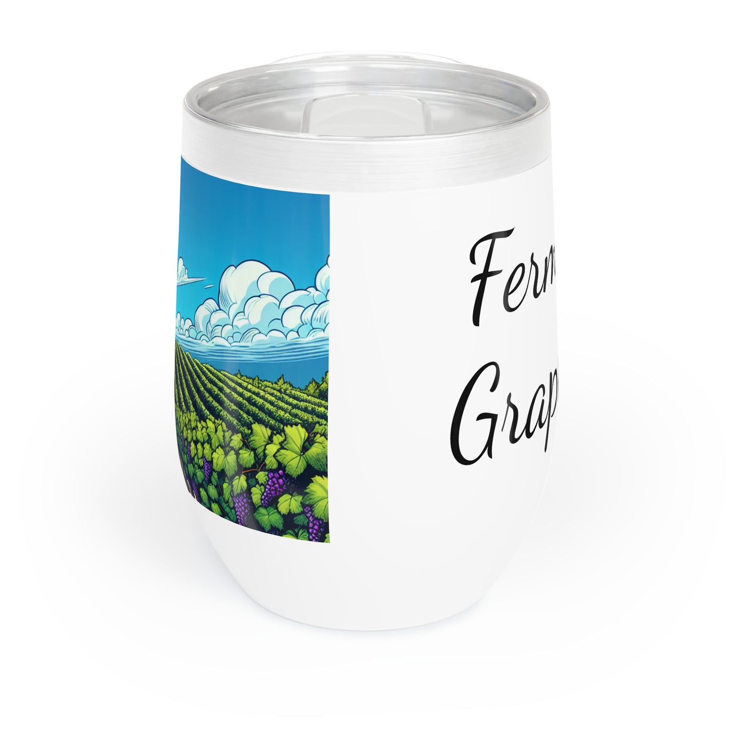 Vineyard Girl, Fermented Grape Juice, Chill Wine Tumbler