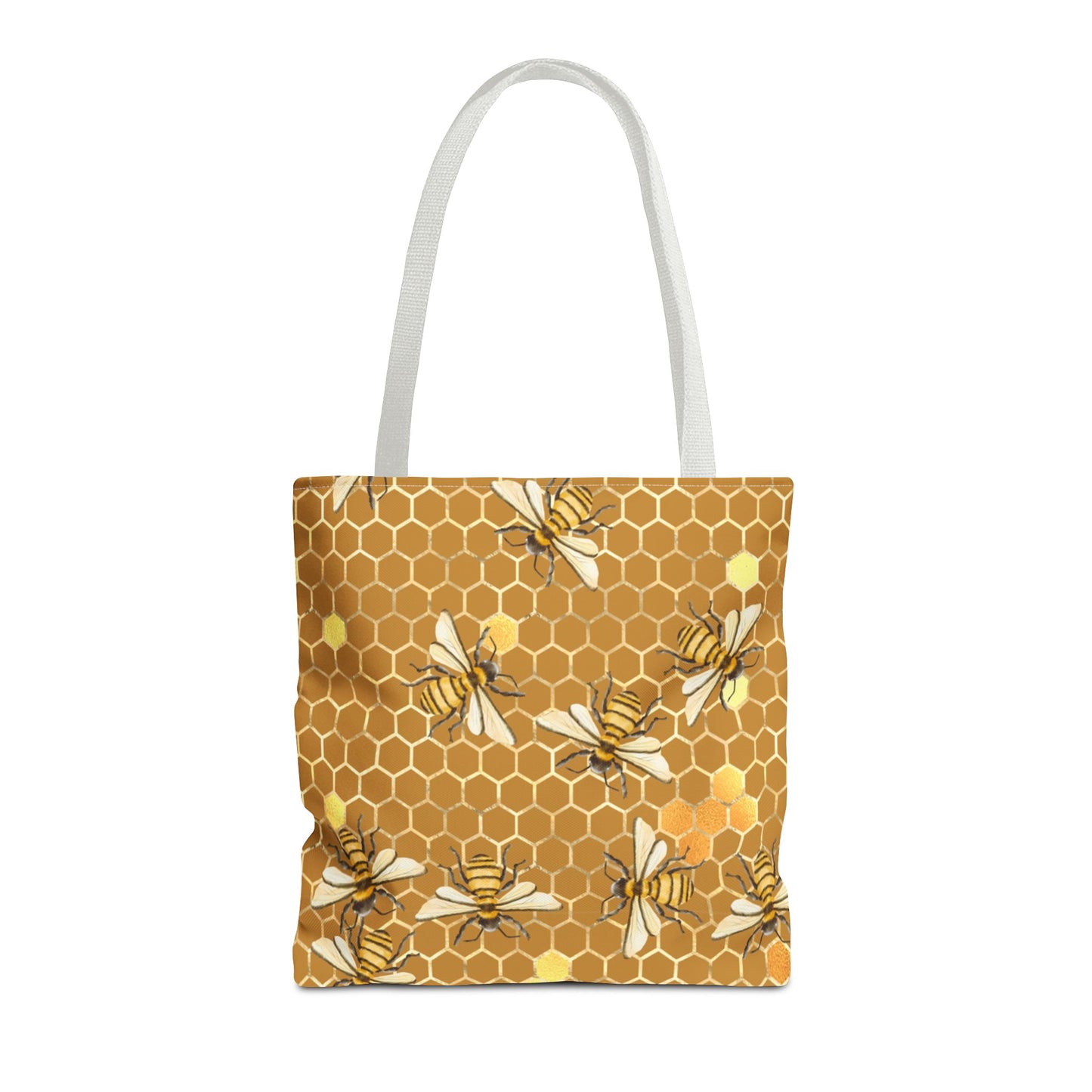 Queen bee Honey Comb, Tote Bag (AOP)