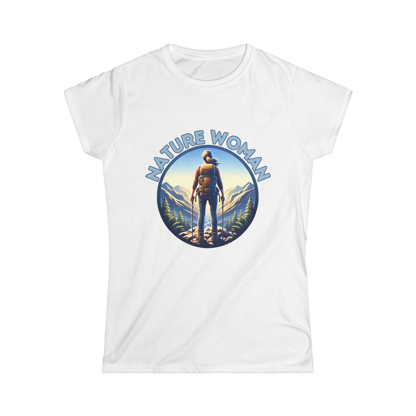 Nature Woman, Women's Softstyle Tee