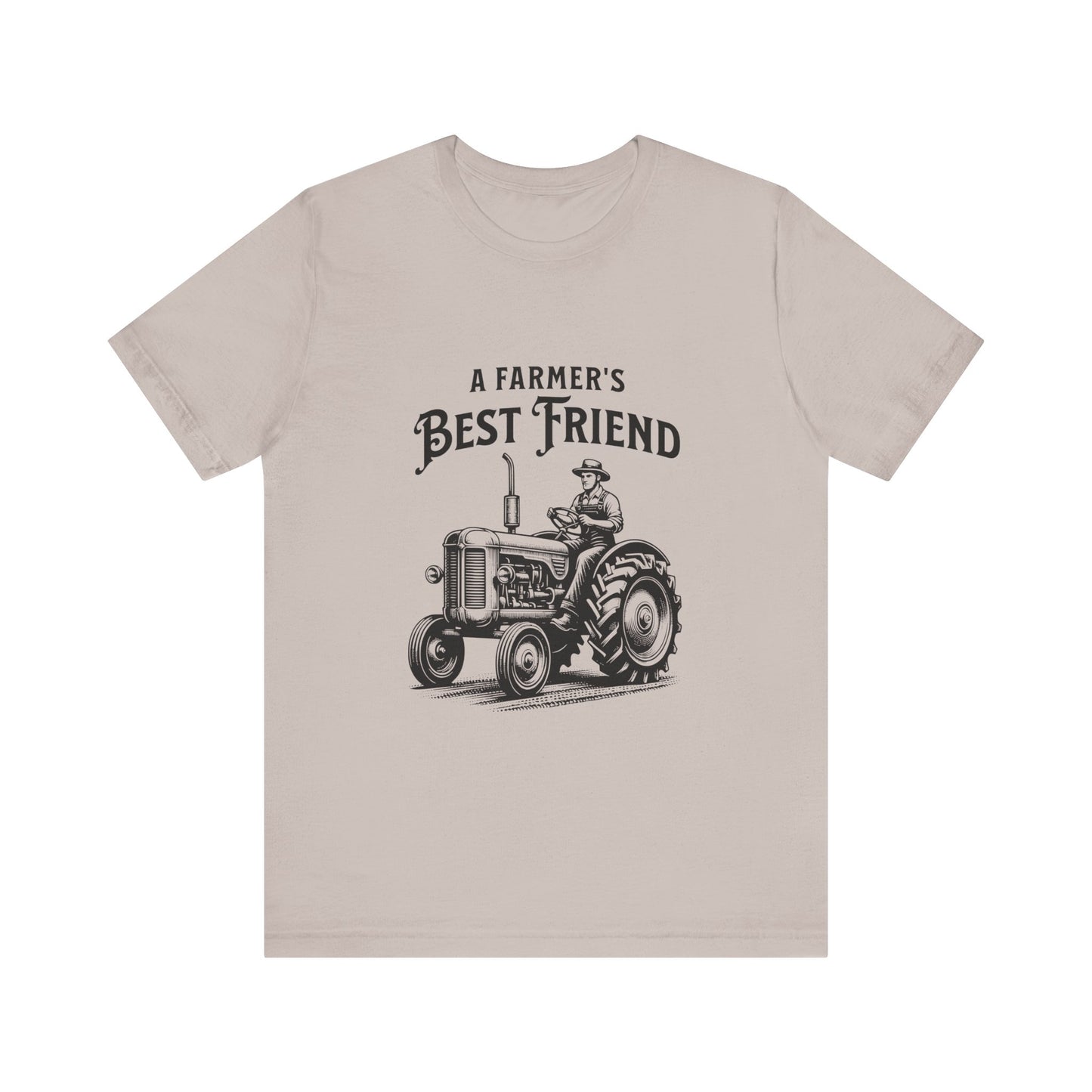 A Farmer's Best Friend, Tractor, Unisex Jersey Short Sleeve Tee