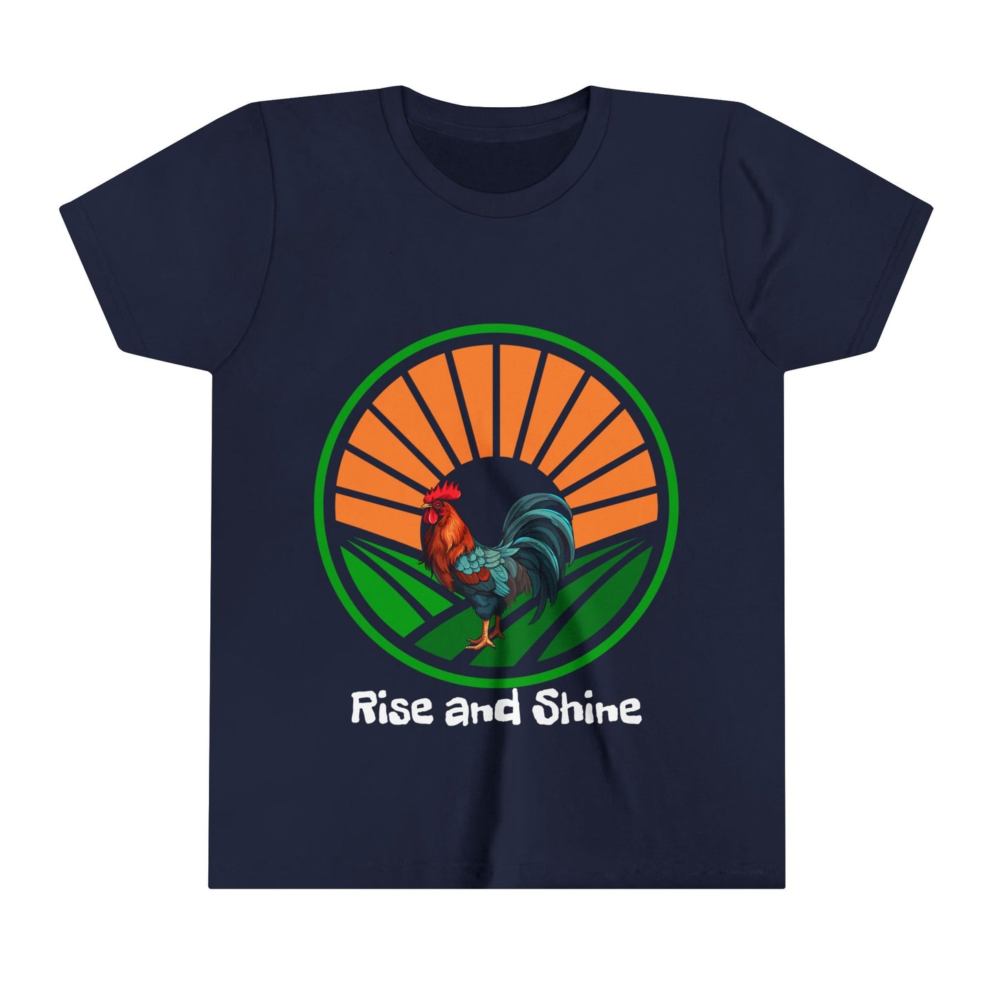 Rise and Shine Rooster, Youth Short Sleeve Tee