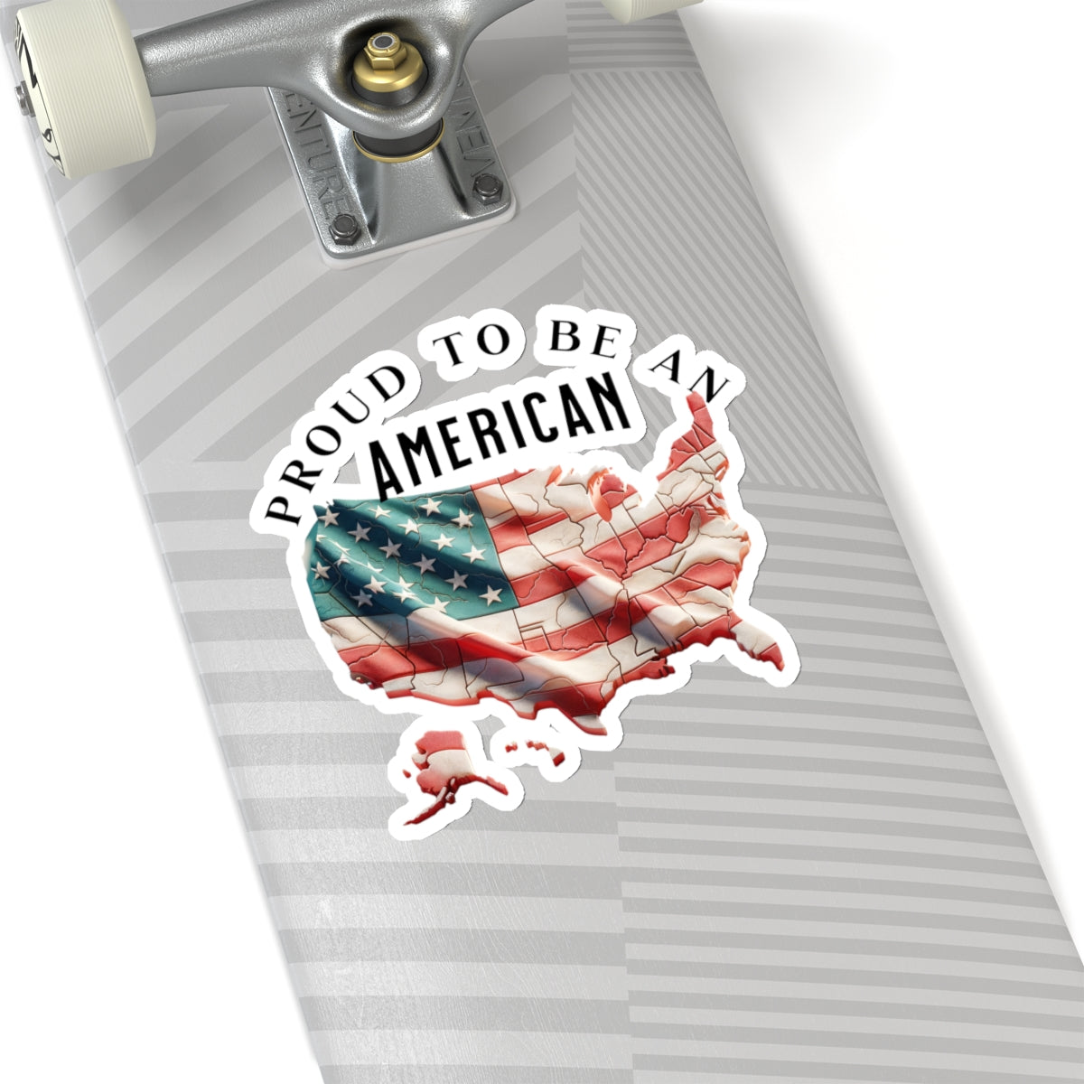 Proud to be an American Kiss-Cut Stickers