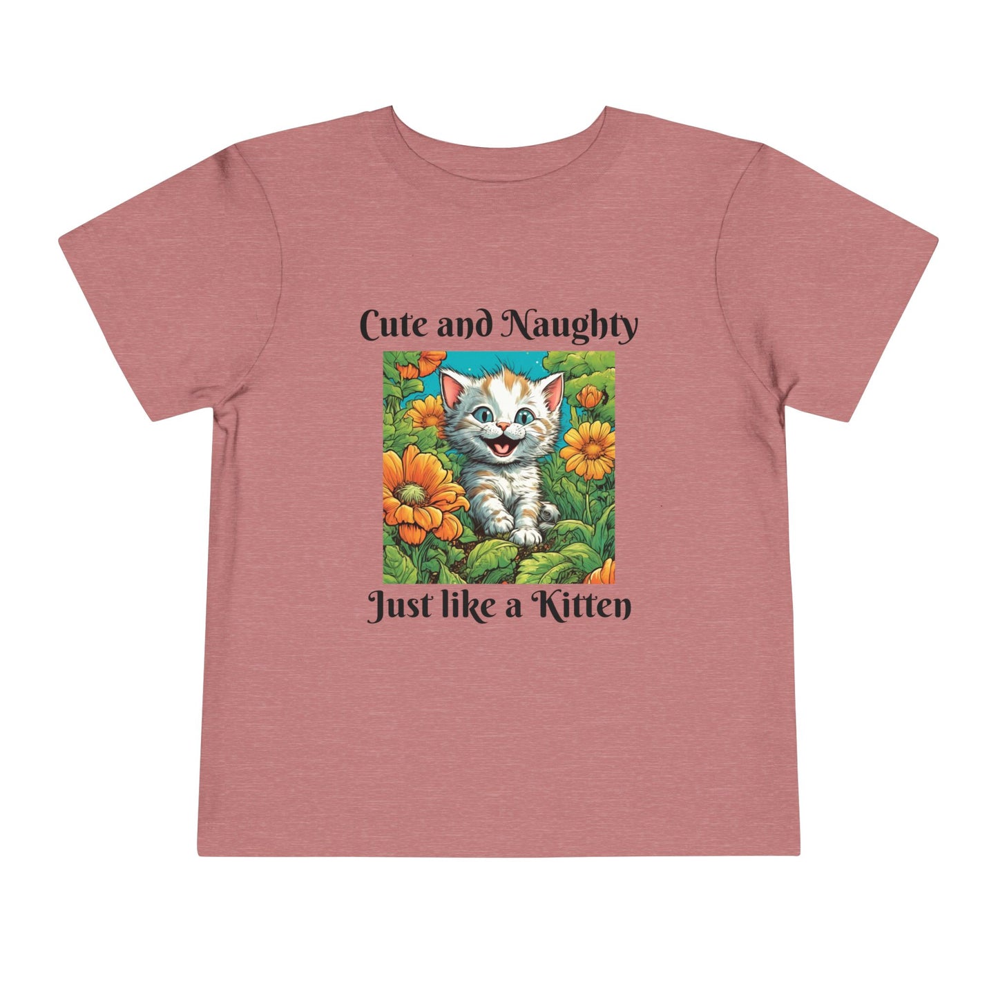 Garden Kitten, Cute and naughty, Toddler Short Sleeve Tee