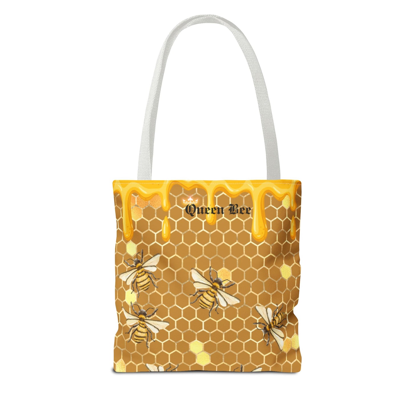 Queen bee Honey Comb, Tote Bag (AOP)