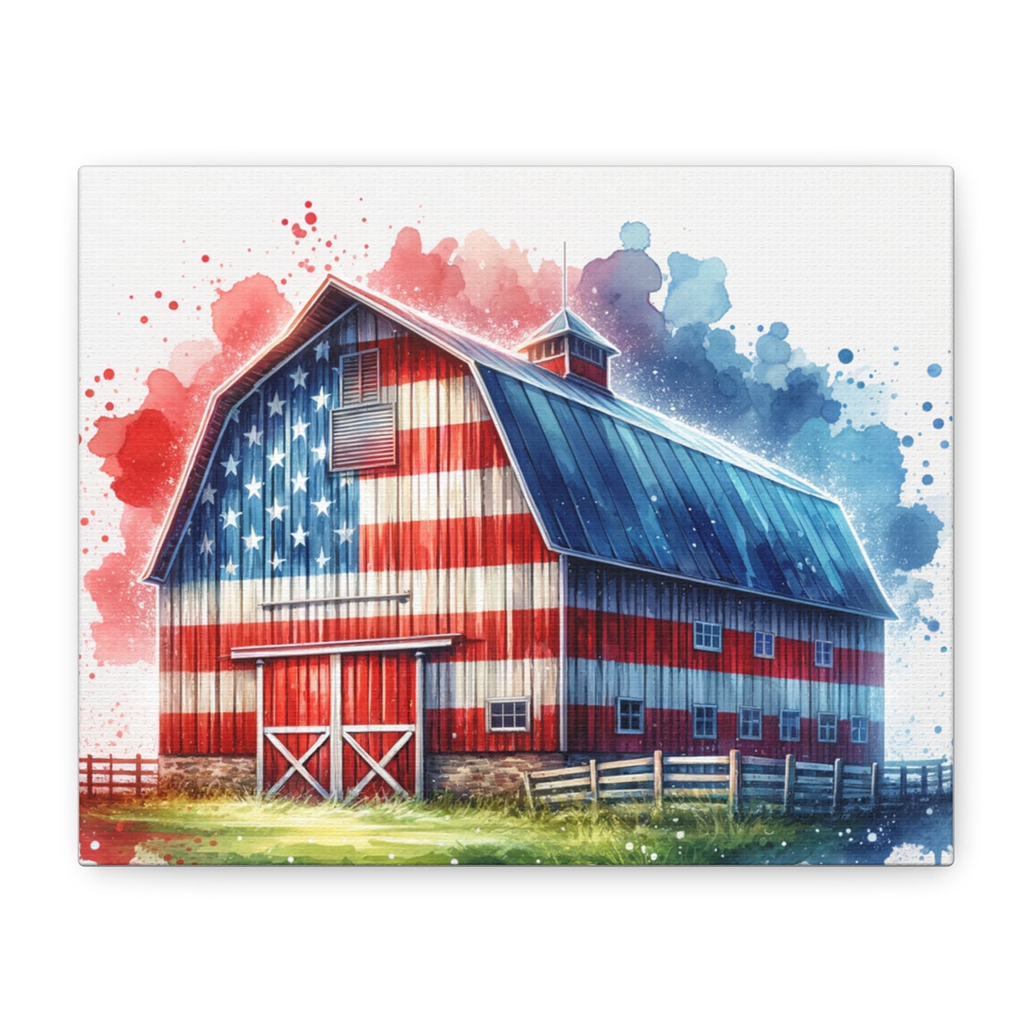 American Barn Matte Canvas, Stretched, 1.25"