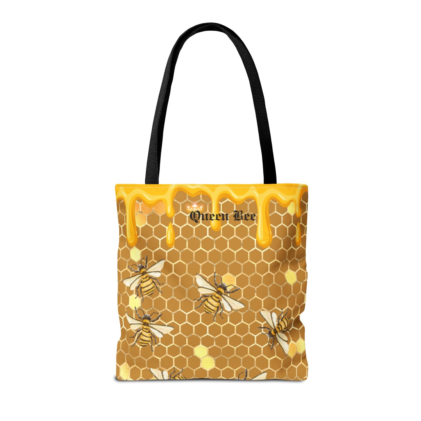 Queen bee Honey Comb, Tote Bag (AOP)