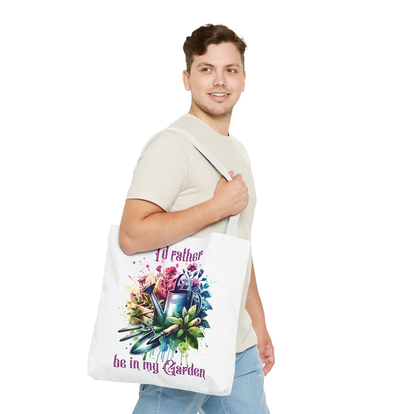 I'd Rather be in my Garden, Tote Bag (AOP)