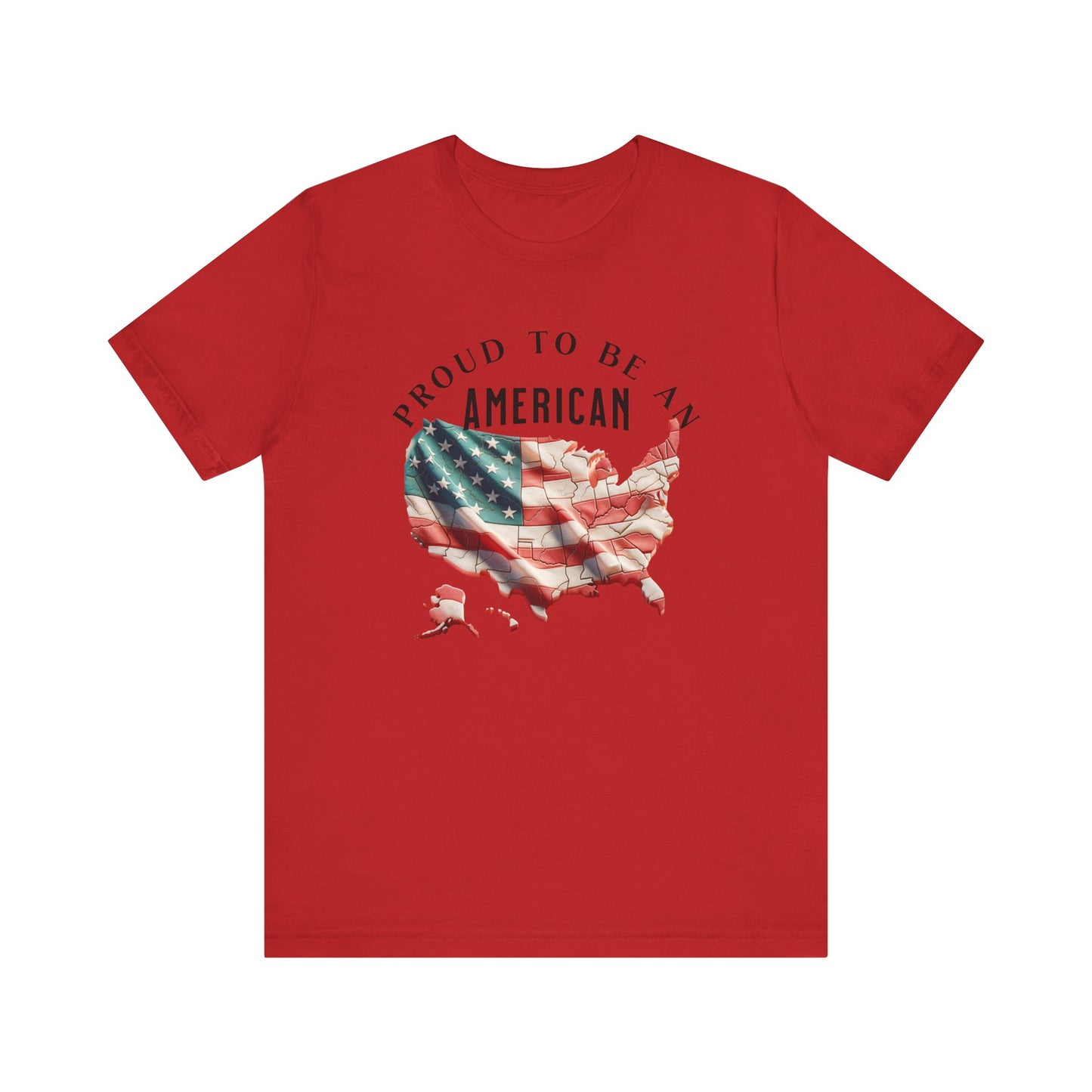 Proud to be an American Unisex Jersey Short Sleeve Tee