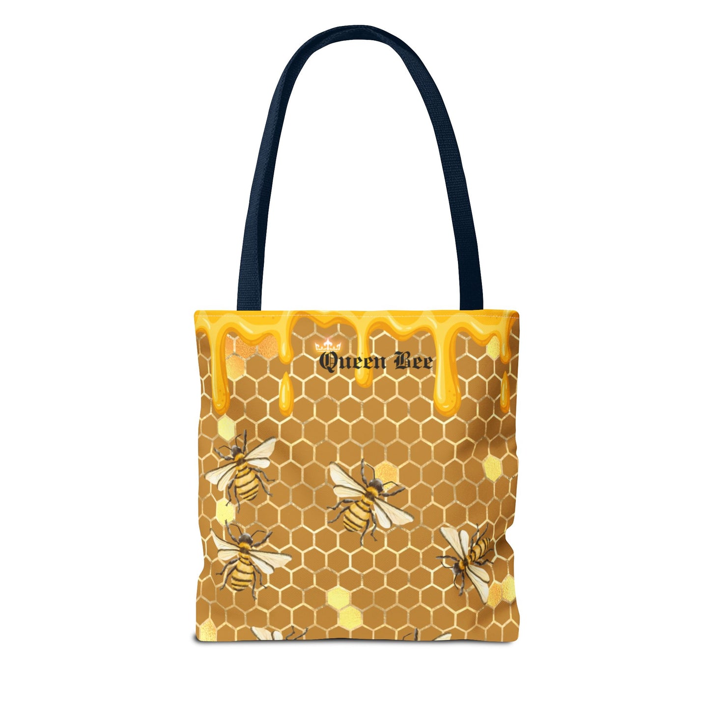 Queen bee Honey Comb, Tote Bag (AOP)