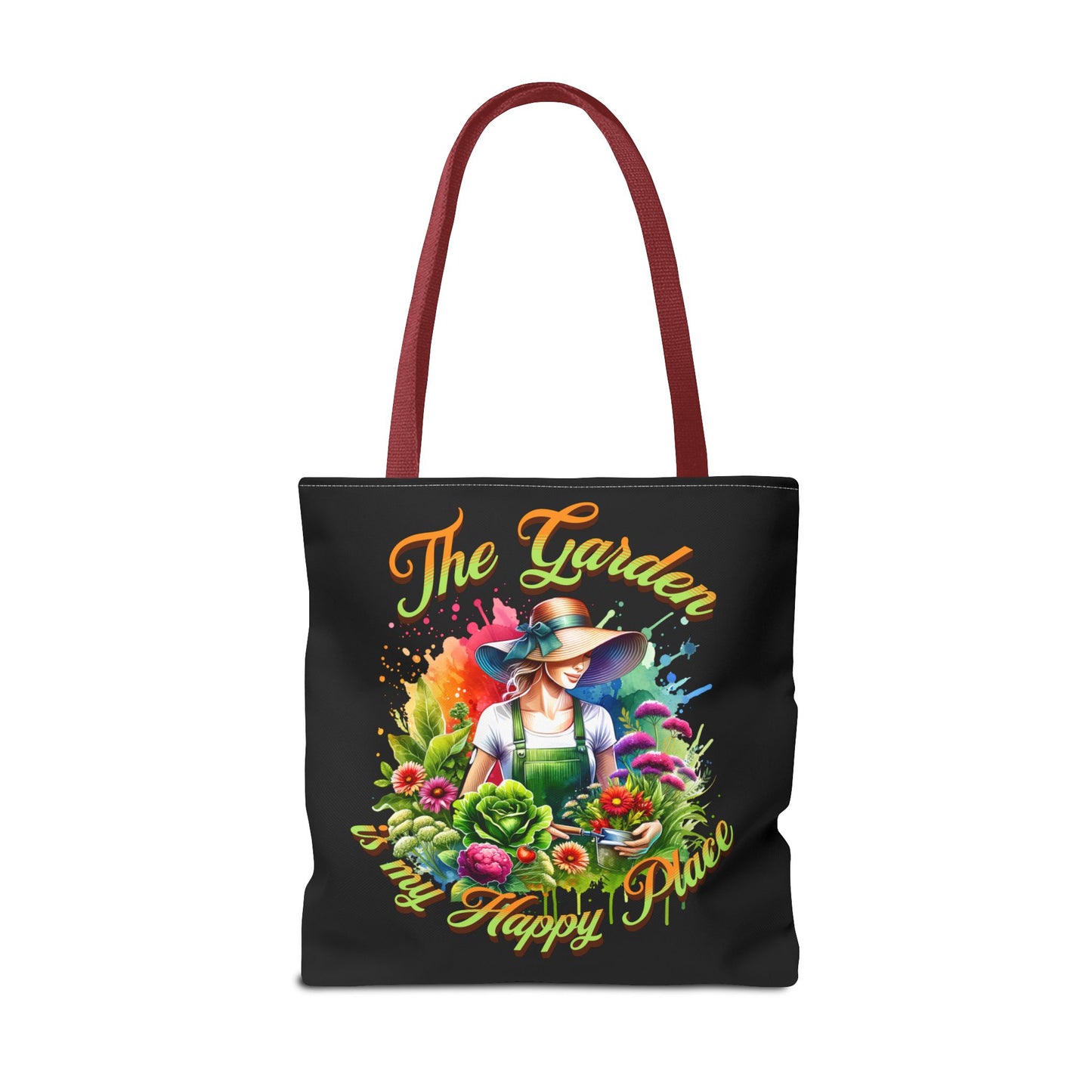 Gardening is Resistance, The Garden is my Happy Place, Tote Bag (AOP)