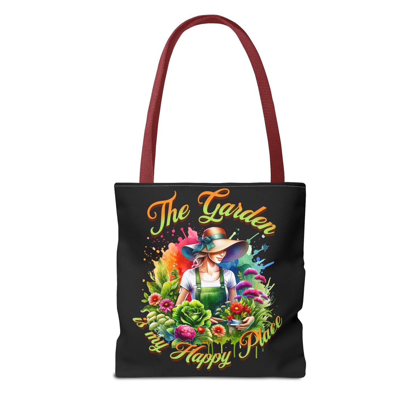 Gardening is Resistance, The Garden is my Happy Place, Tote Bag (AOP)