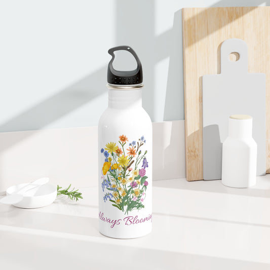 Always Blooming Wildflowers Stainless Steel Water Bottle