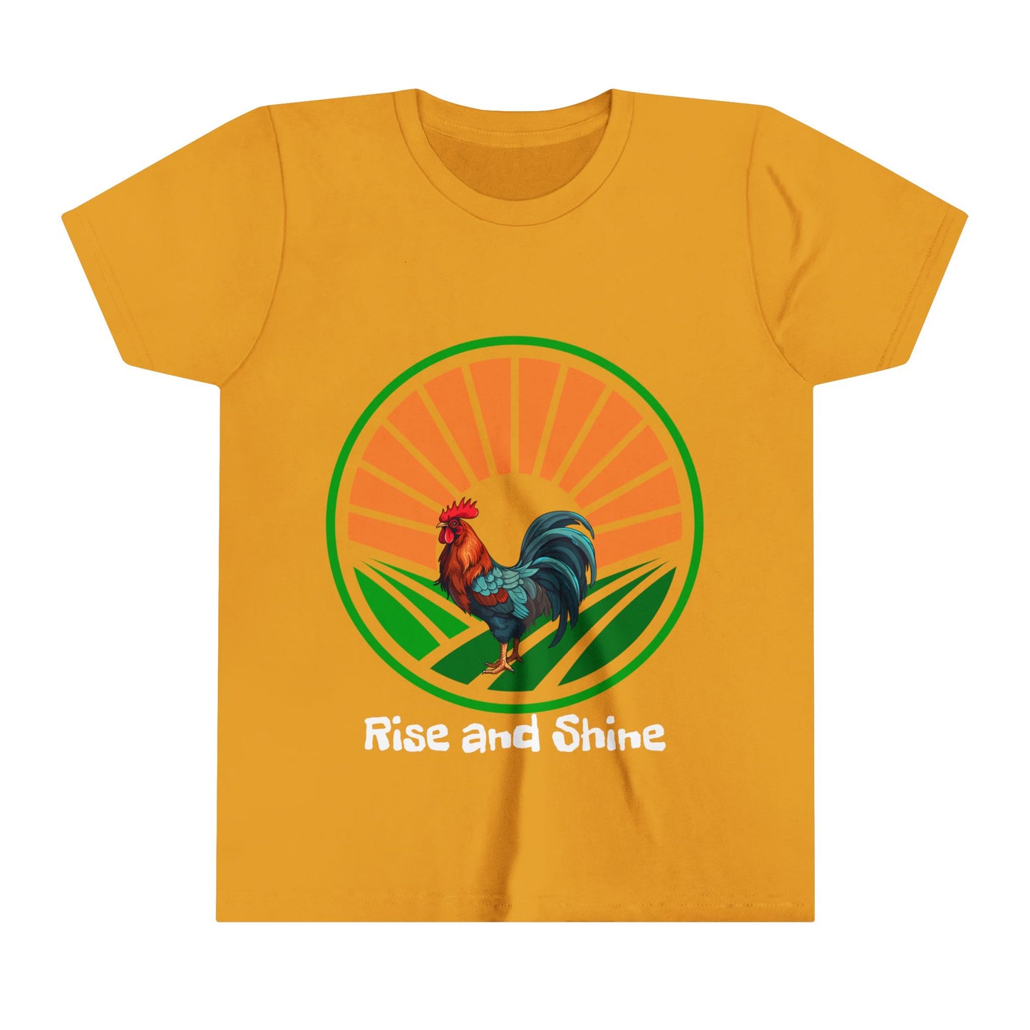 Rise and Shine Rooster, Youth Short Sleeve Tee