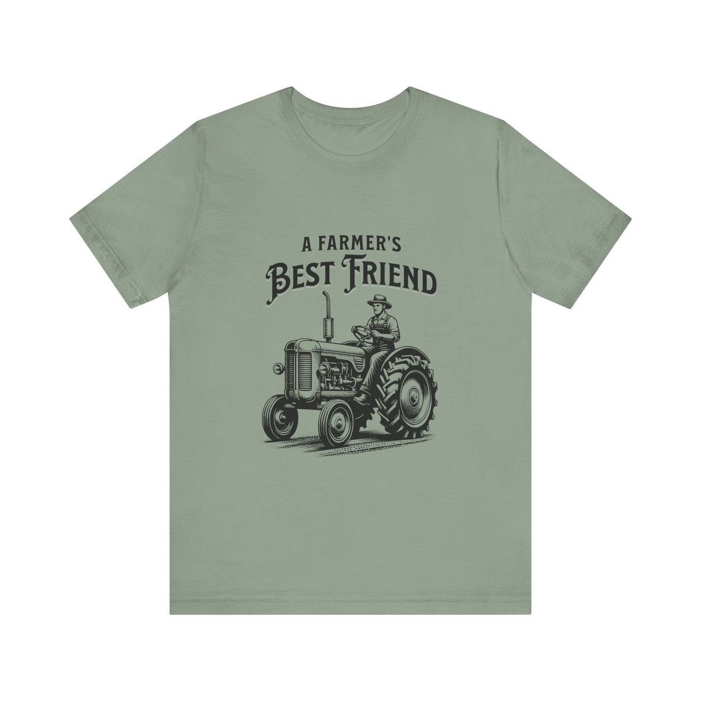 A Farmer's Best Friend, Tractor, Unisex Jersey Short Sleeve Tee